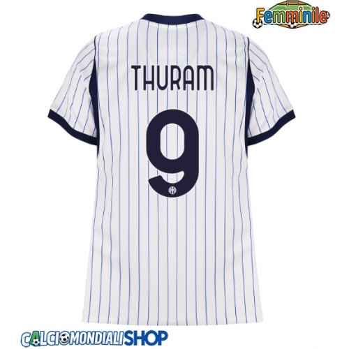 Maglie da calcio Inter Milan Marcus Thuram #9 Seconda Maglia Femminile 2026-27 Manica Corta